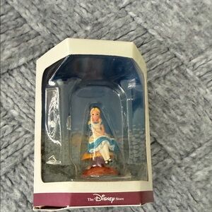 Disney Alice Figurine in Blue and White Outfit